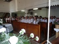 templomban a gyülekezet